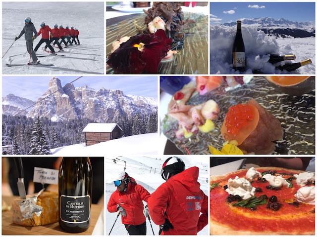 Alta Badia na stoku i w restauracji 